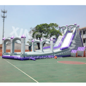 Huge inflatable castle slide XS253