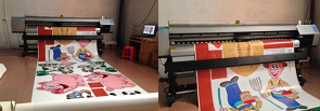 inflatable printing machine